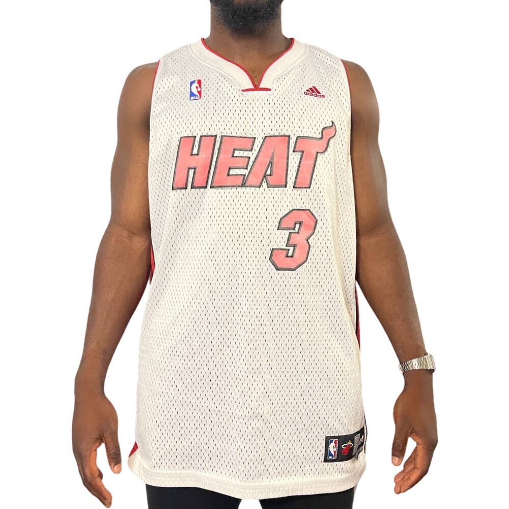 Adidas Miami Heat Dwyane Wade Jersey L